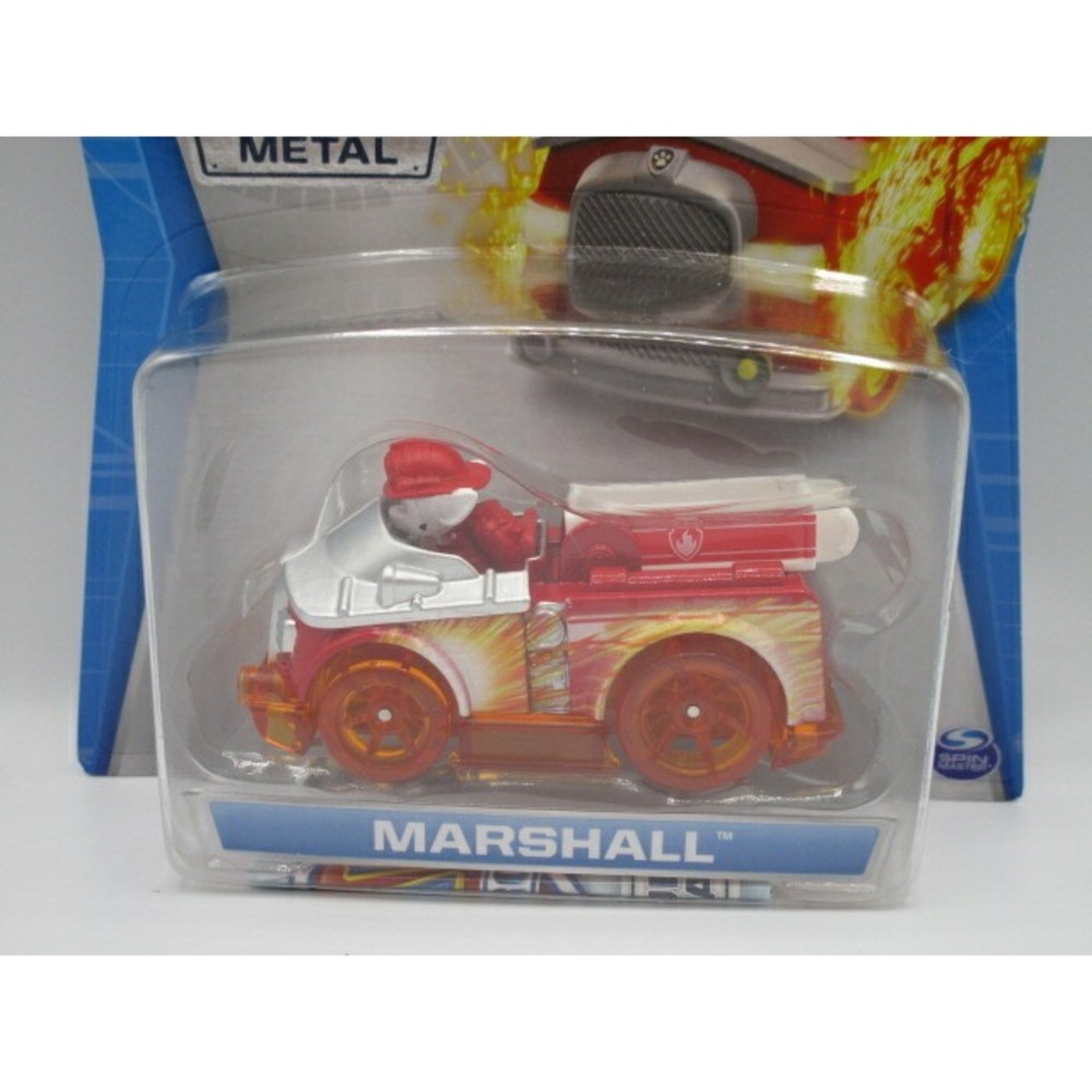Paw Patrol Spark Marshall Fire Truck True Metal Diecast Vehicle Brand New